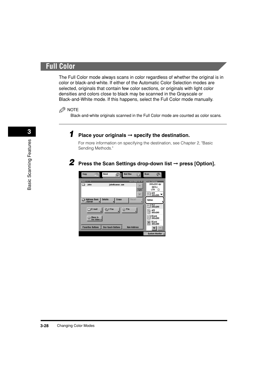 Full color, Full color -28 | Canon C3200 User Manual | Page 143 / 563