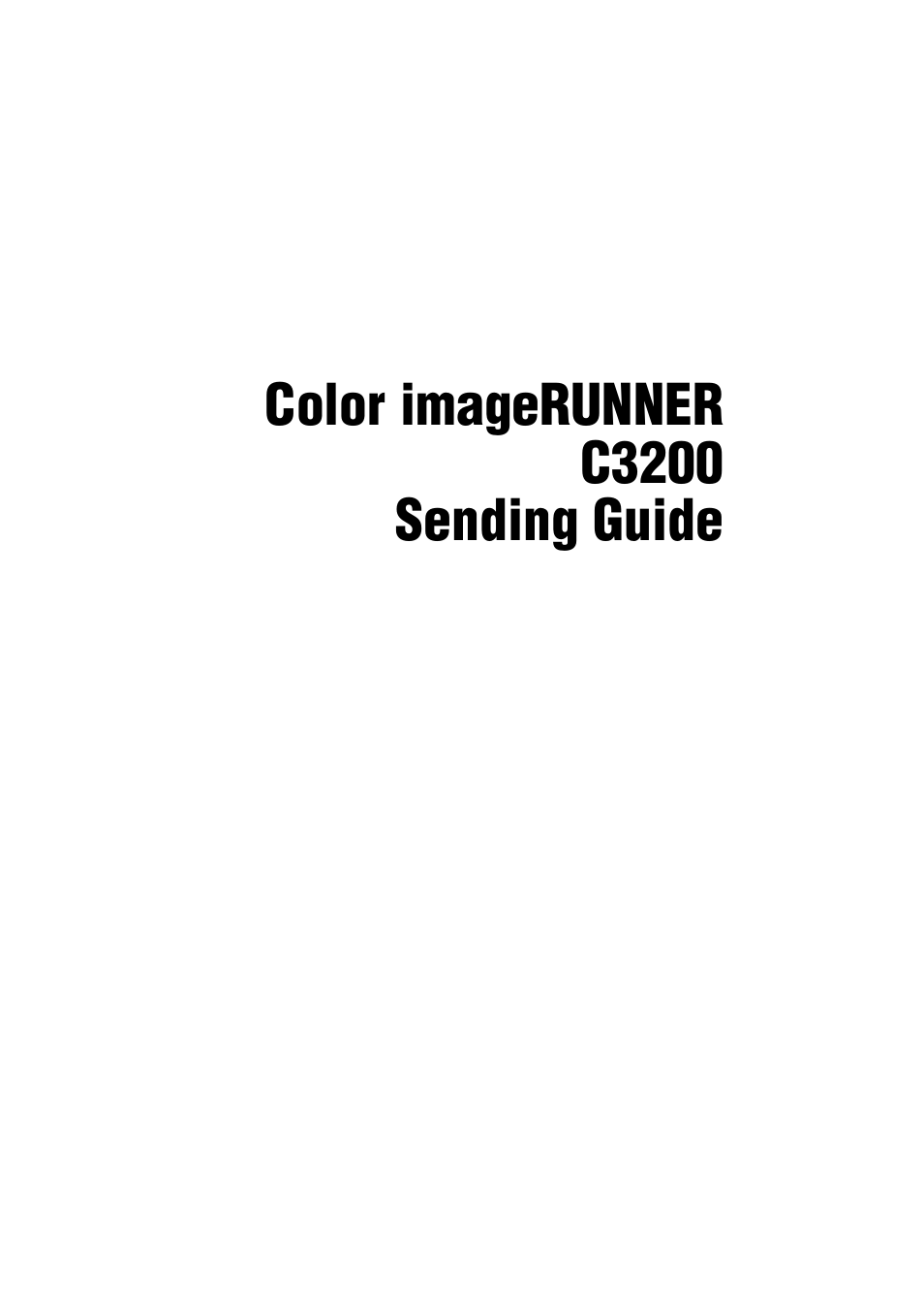 Canon C3200 User Manual | Page 2 / 563