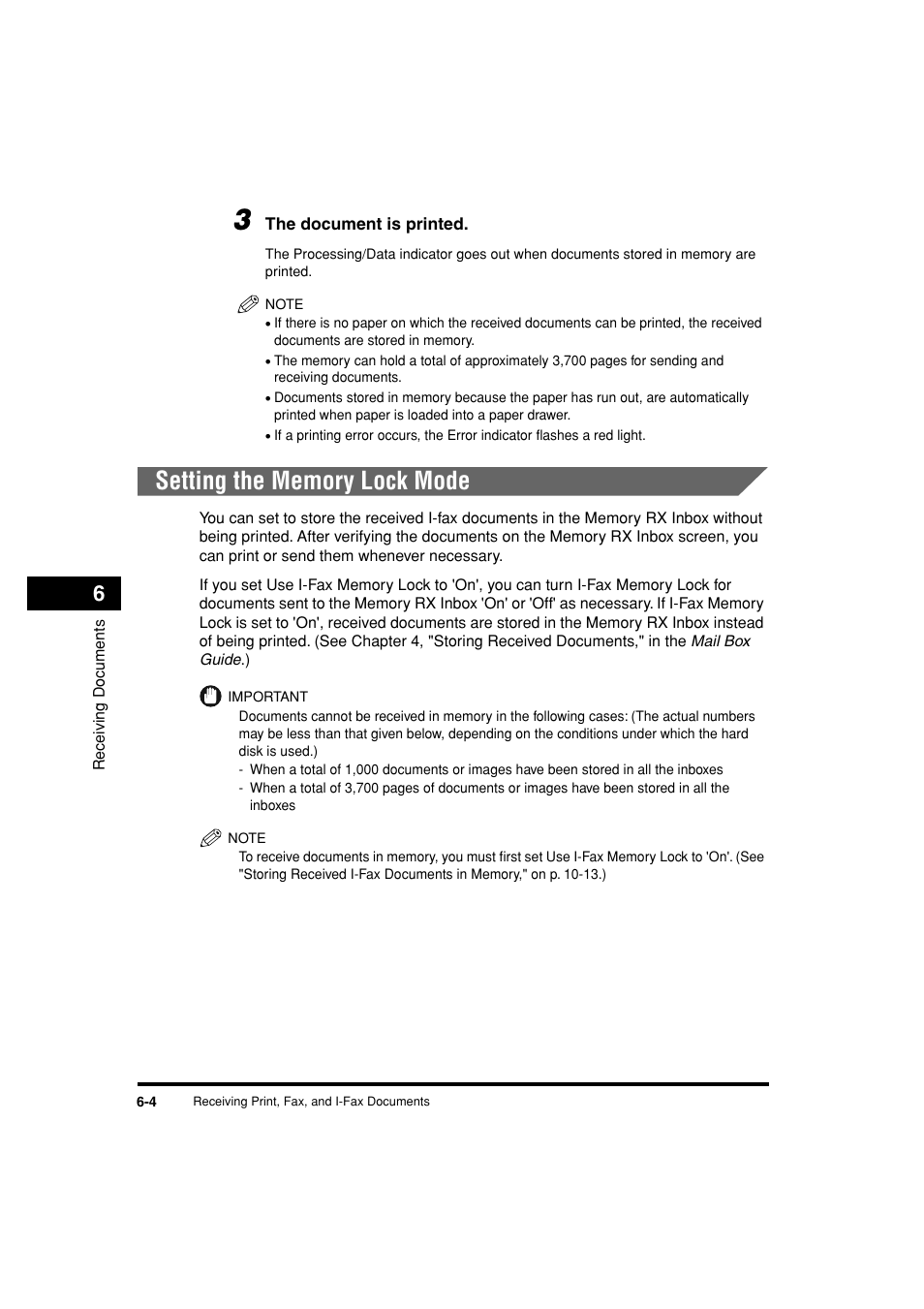 Setting the memory lock mode, Setting the memory lock mode -4 | Canon C3200 User Manual | Page 235 / 563