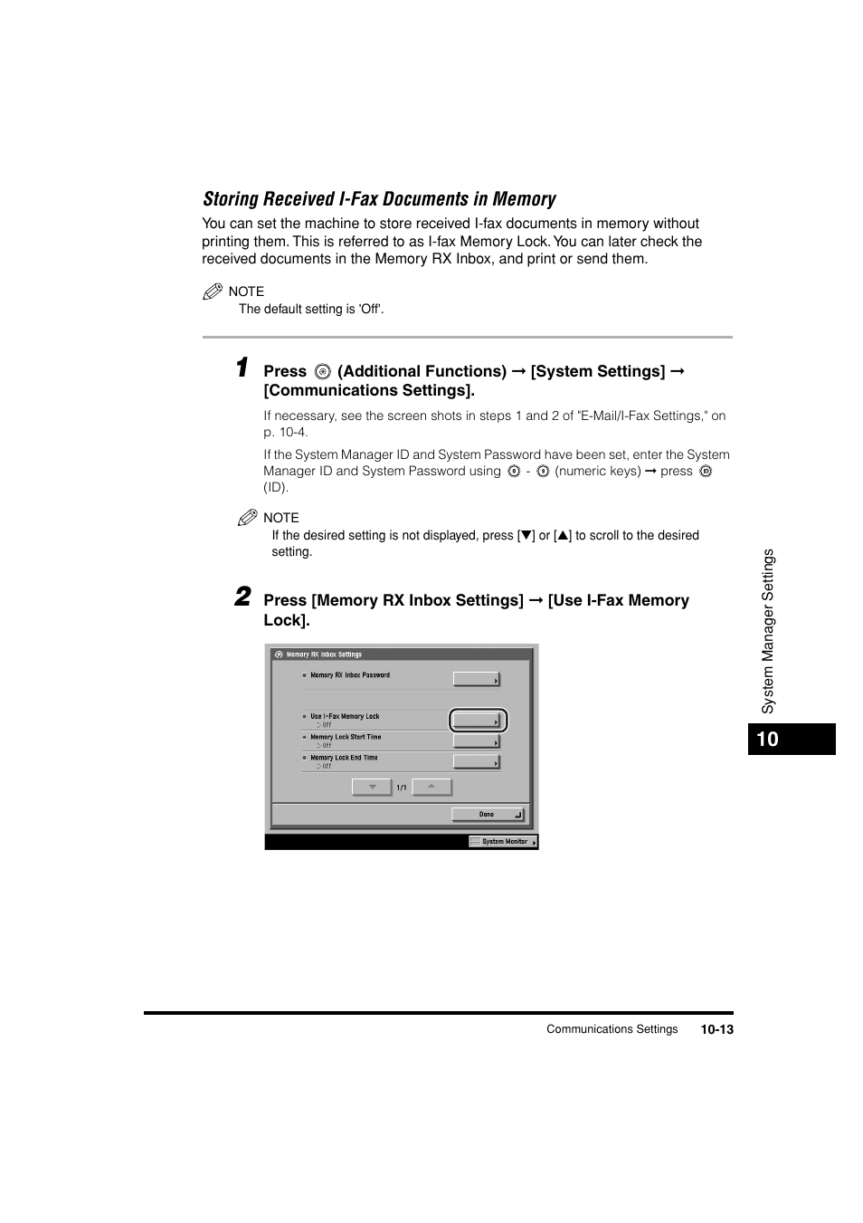 Storing received i-fax documents in memory -13 | Canon C3200 User Manual | Page 432 / 563