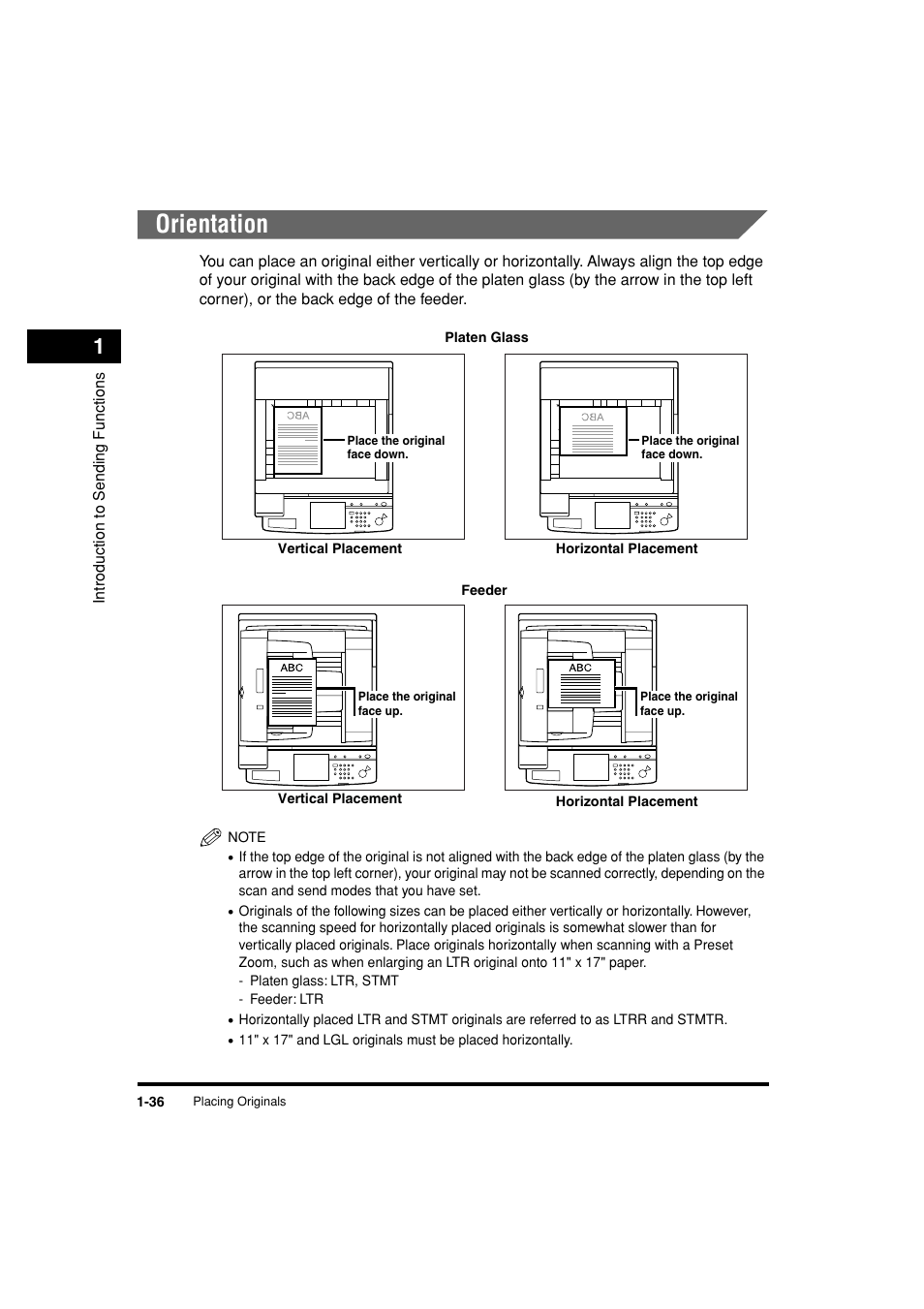 Orientation, Orientation -36 | Canon C3200 User Manual | Page 53 / 563