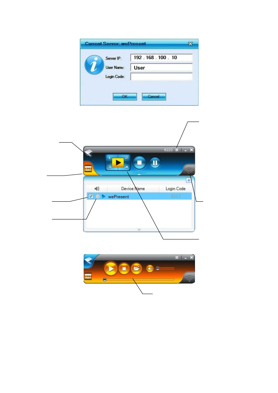 3 main user interface, 4 screen projection | Awind wePresent WiPG-920 User's Manual User Manual | Page 12 / 50