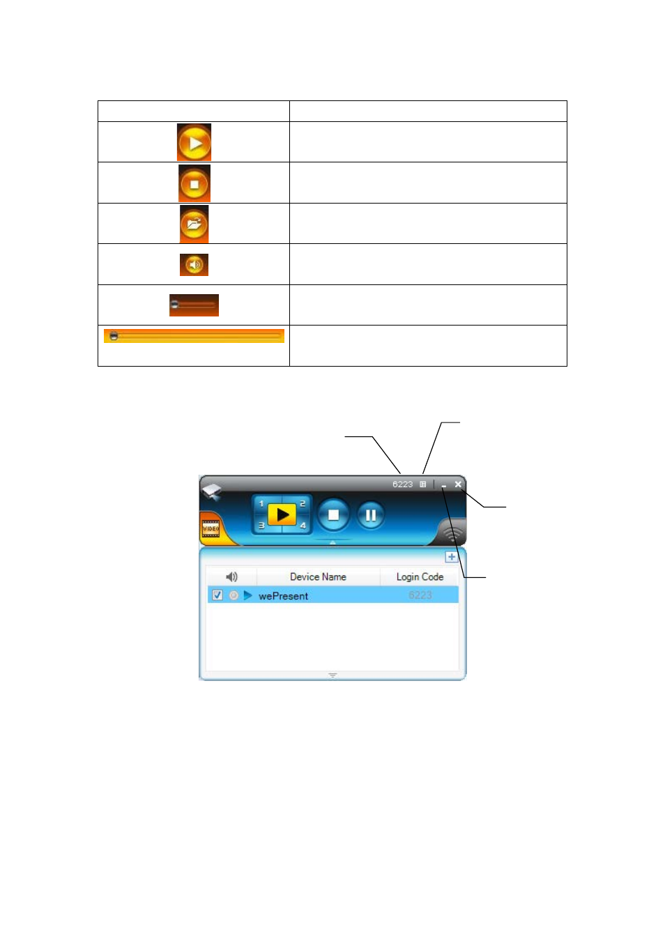 7 menu description, 1 show login code | Awind wePresent WiPG-920 User's Manual User Manual | Page 15 / 50
