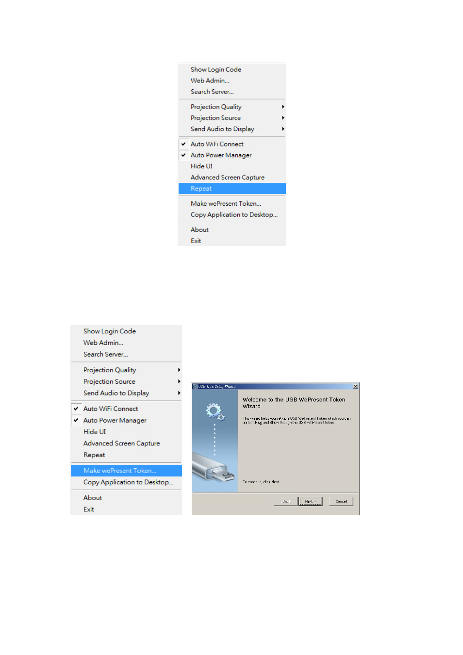 12 make wepresent token | Awind wePresent WiPG-920 User's Manual User Manual | Page 22 / 50