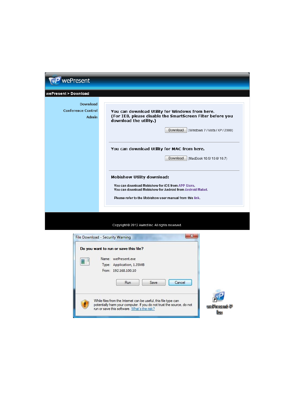 3 conference control | Awind wePresent WiPG-920 User's Manual User Manual | Page 31 / 50
