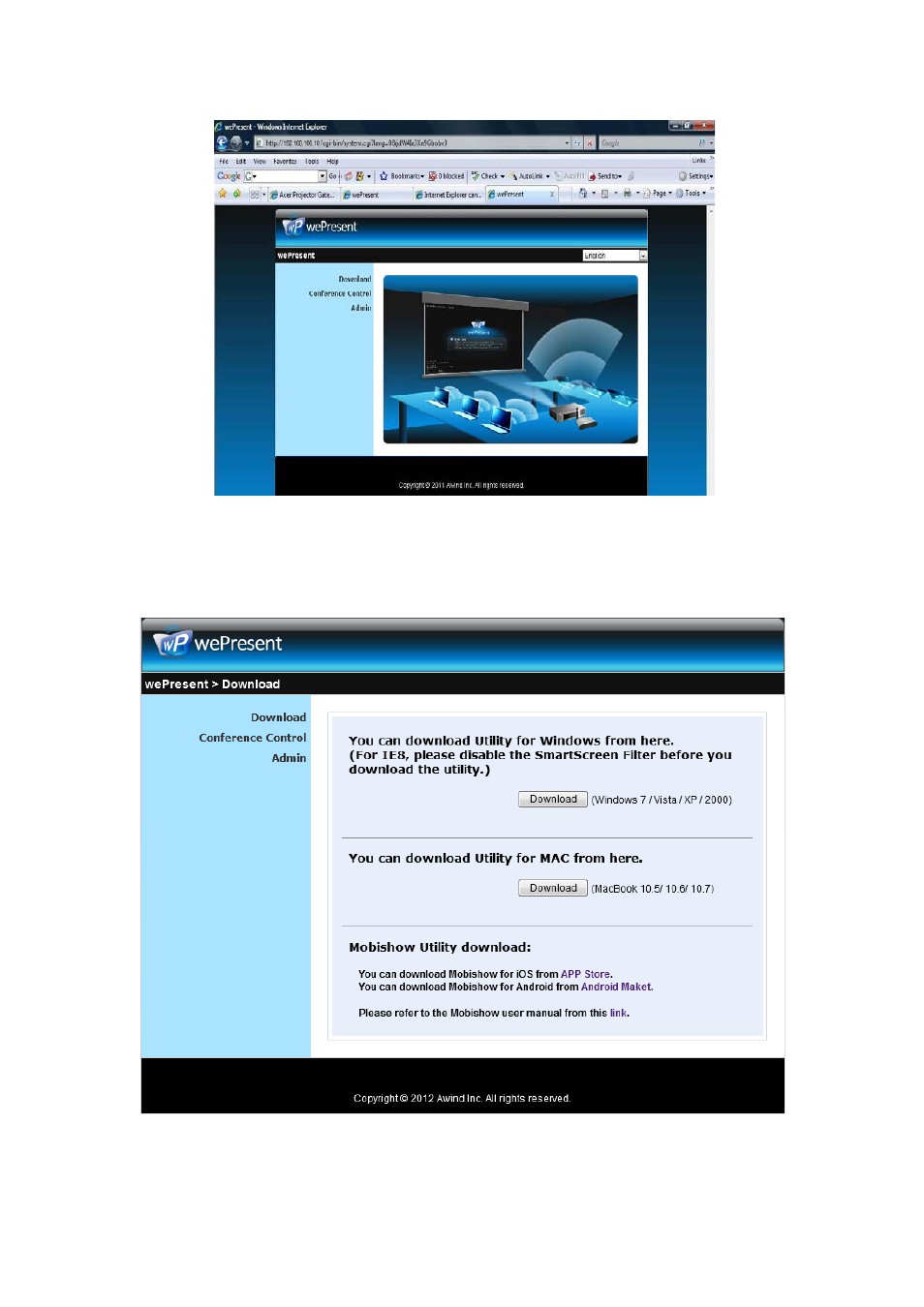 Awind wePresent WiPG-920 User's Manual User Manual | Page 8 / 50