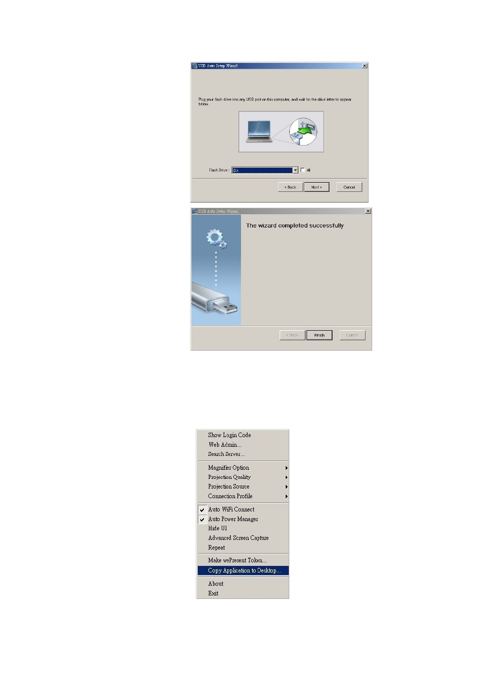 14 copy application to desktop | Awind wePresent WiPG-910 User's Manual User Manual | Page 21 / 48