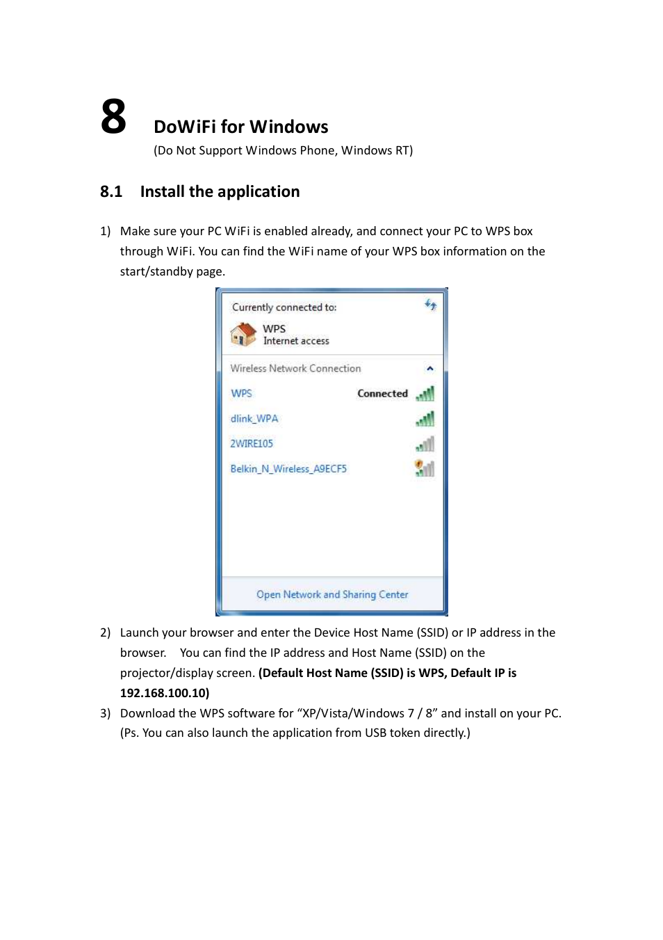 Dowifi for windows | Awind WIGA / WGA-510 User's Manual User Manual | Page 11 / 59