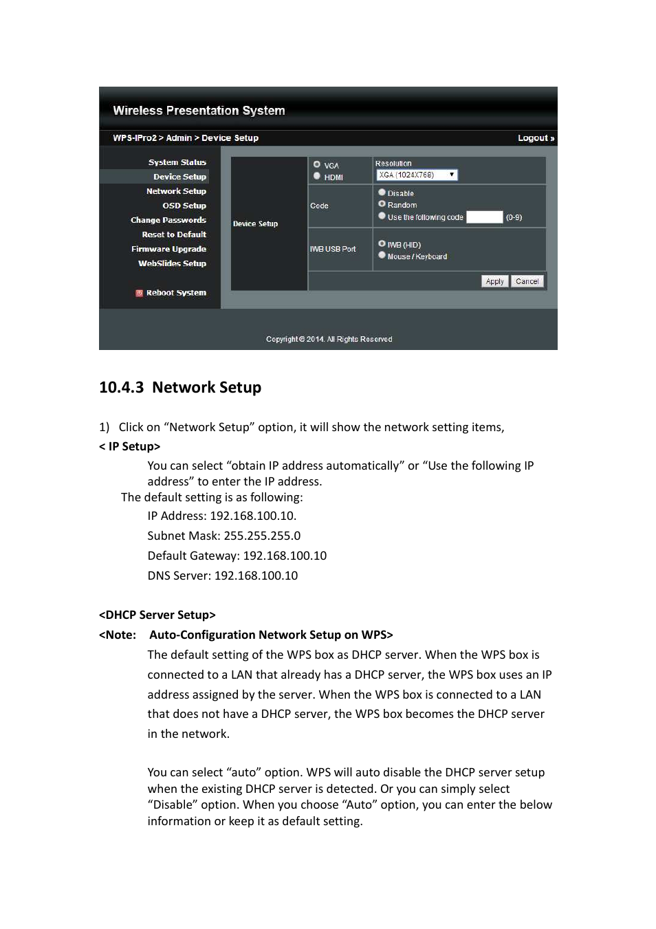 3 network setup | Awind WIGA / WGA-510 User's Manual User Manual | Page 49 / 59