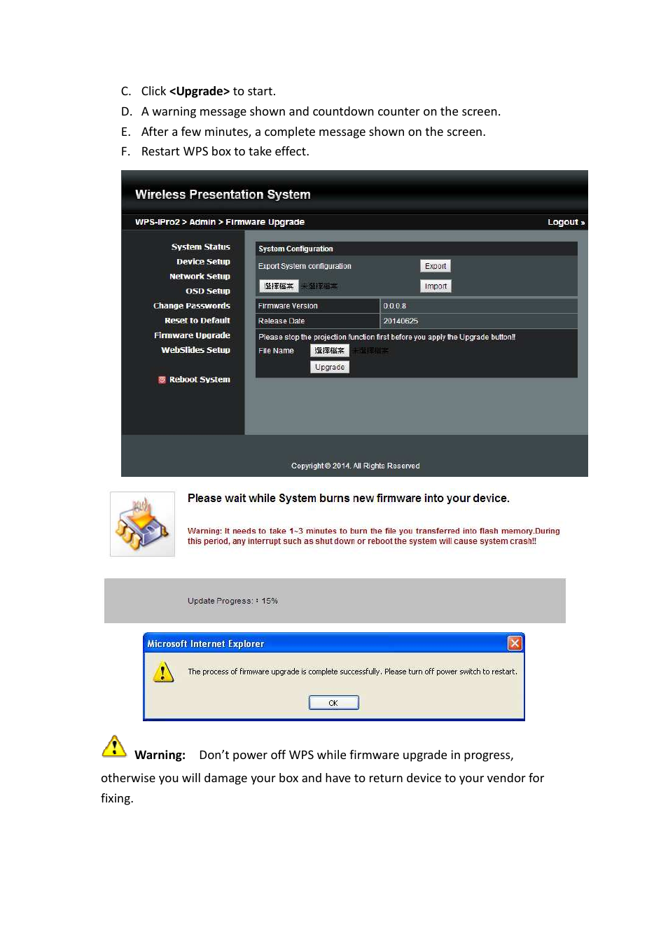Awind WIGA / WGA-510 User's Manual User Manual | Page 56 / 59