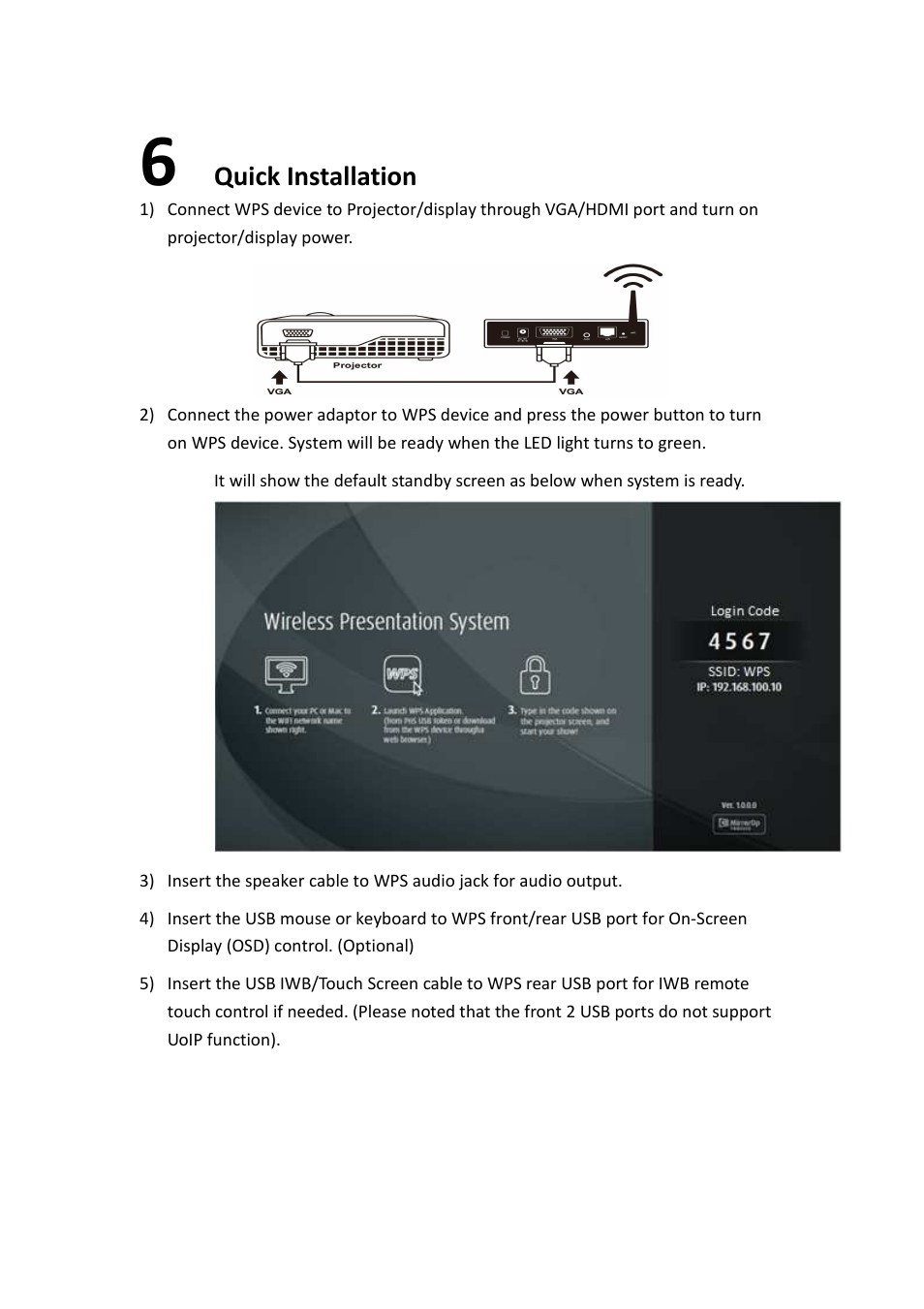 Quick installation | Awind WIGA / WGA-510 User's Manual User Manual | Page 9 / 59