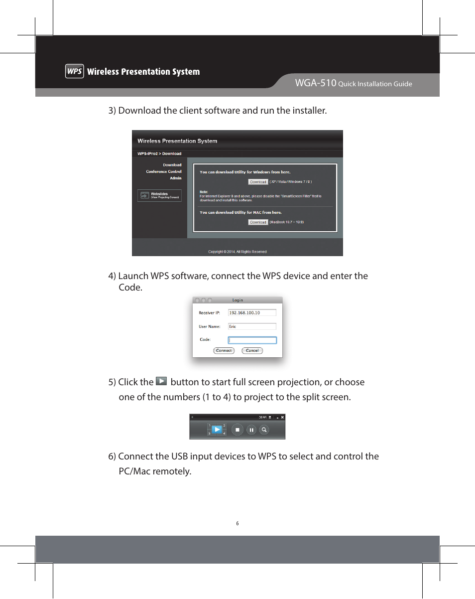 Awind WIGA / WGA-510 Quick Install Guide User Manual | Page 8 / 19