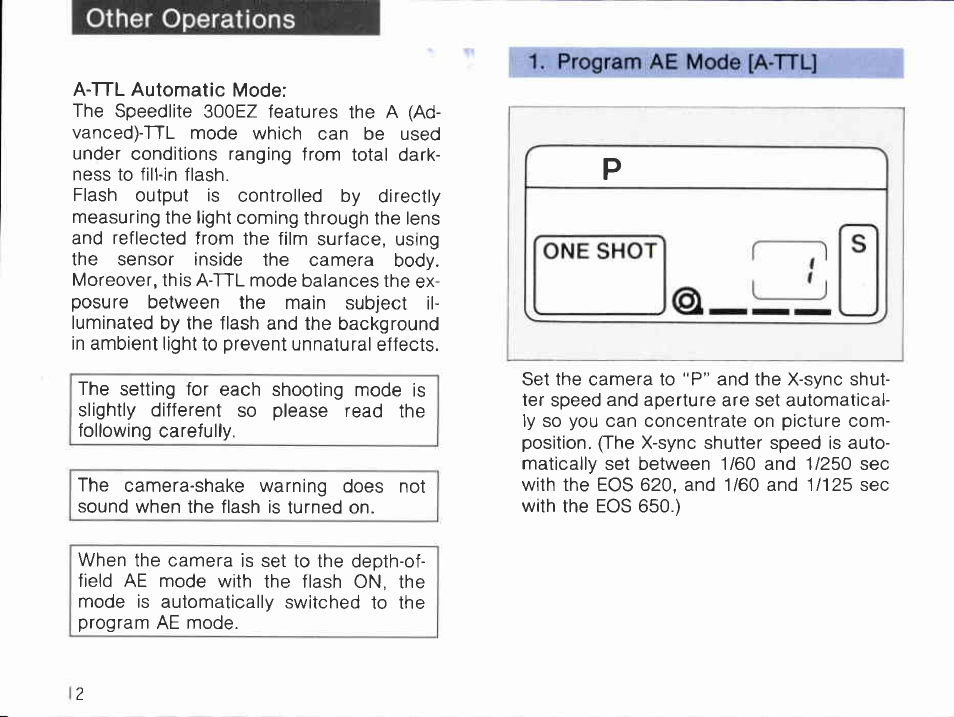 Canon 300 EZ User Manual | Page 12 / 45