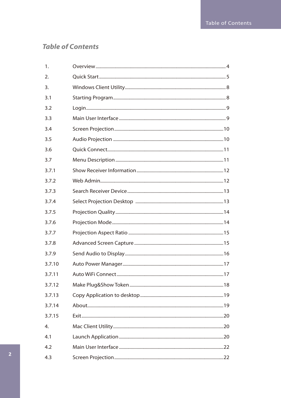 Awind WIGA / WGA-310 User's Manual User Manual | Page 2 / 34
