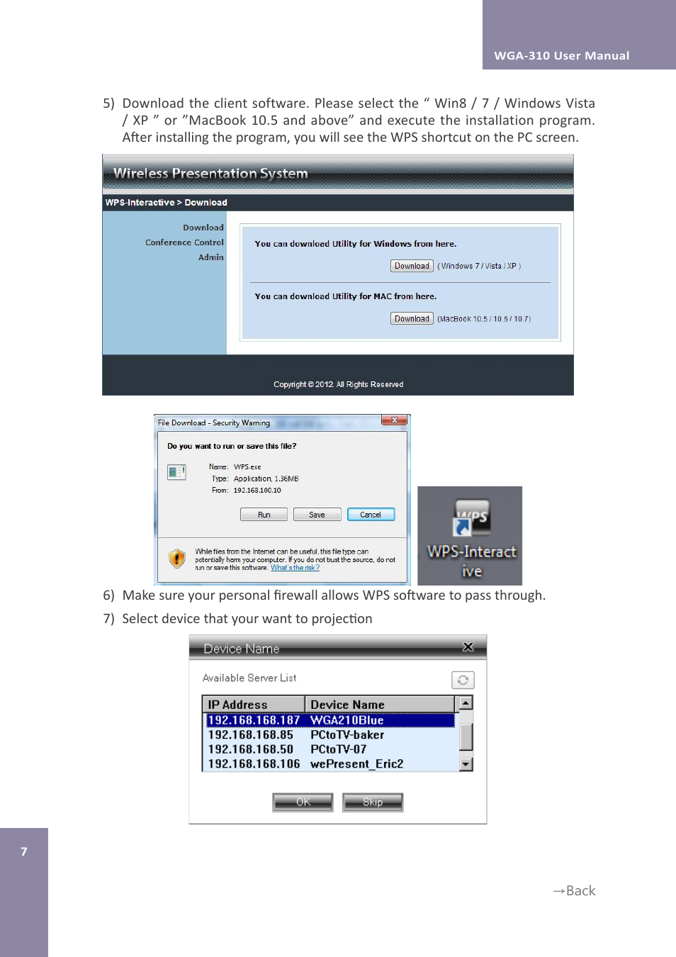 Awind WIGA / WGA-310 User's Manual User Manual | Page 7 / 34