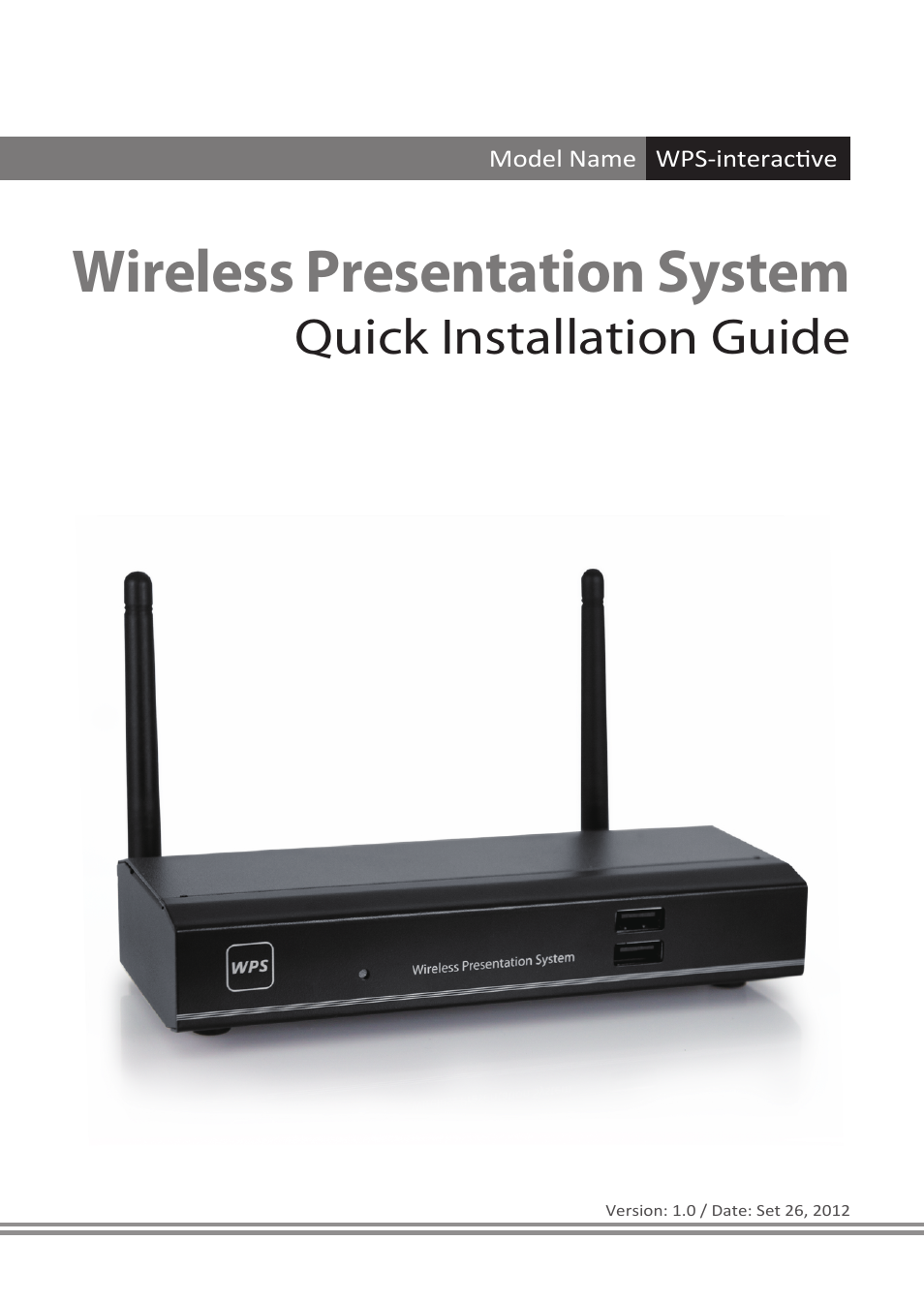 Awind WIGA / WGA-310 Quick Install Guide User Manual | 20 pages