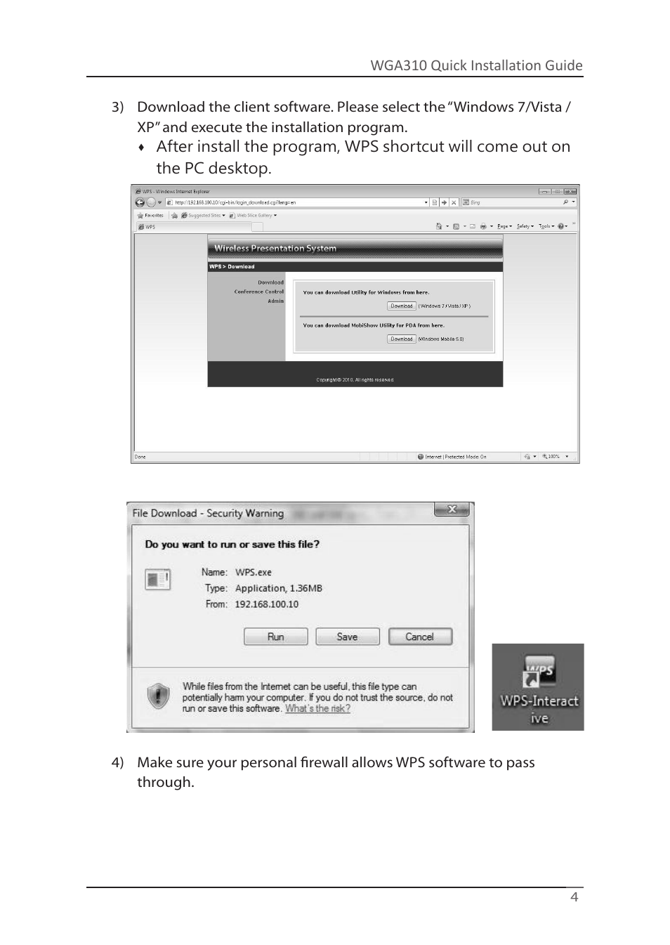Awind WIGA / WGA-310 Quick Install Guide User Manual | Page 5 / 20