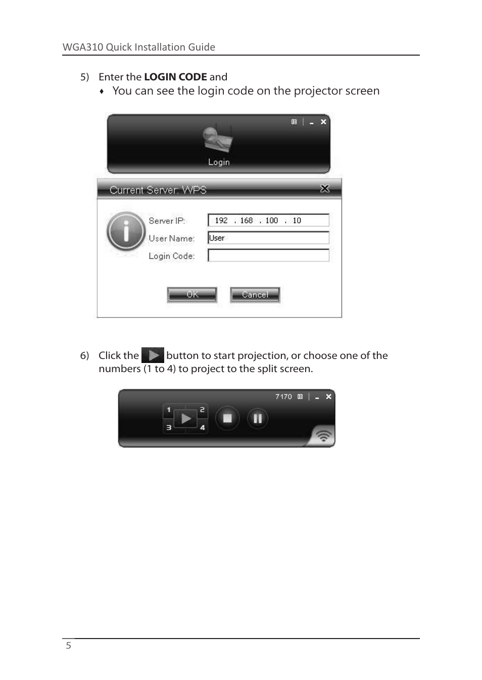 Awind WIGA / WGA-310 Quick Install Guide User Manual | Page 6 / 20