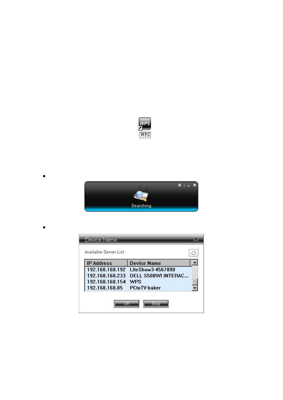 Windows client utility, 1 starting program | Awind WIGA / WGA-210 User's Manual User Manual | Page 10 / 43
