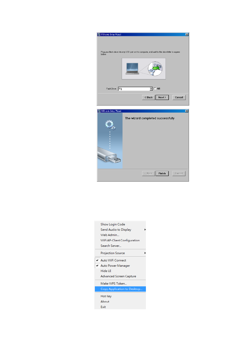 12 copy application to desktop | Awind WIGA / WGA-210 User's Manual User Manual | Page 20 / 43