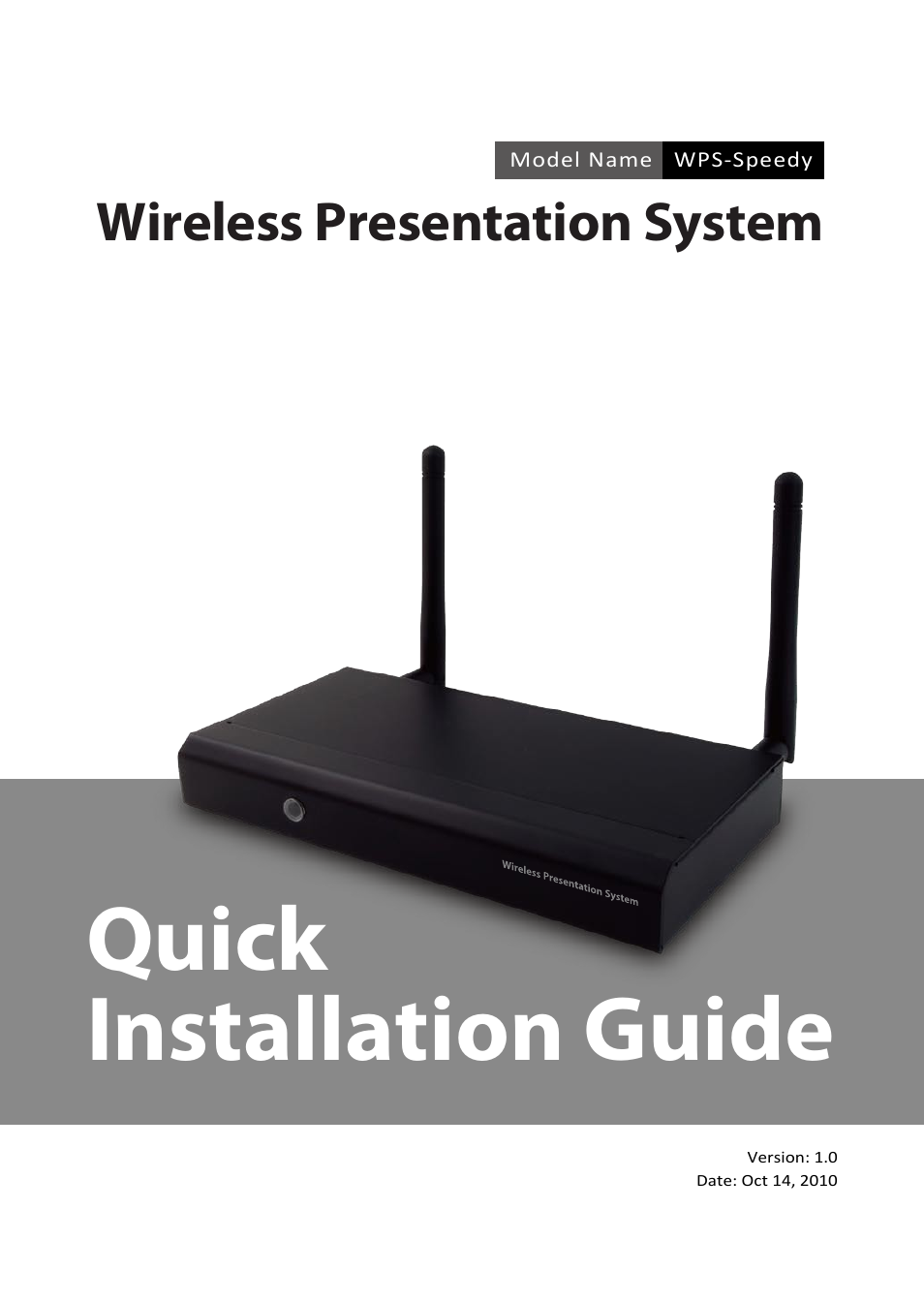 Awind WIGA / WGA-210 Quick Install Guide User Manual | 20 pages