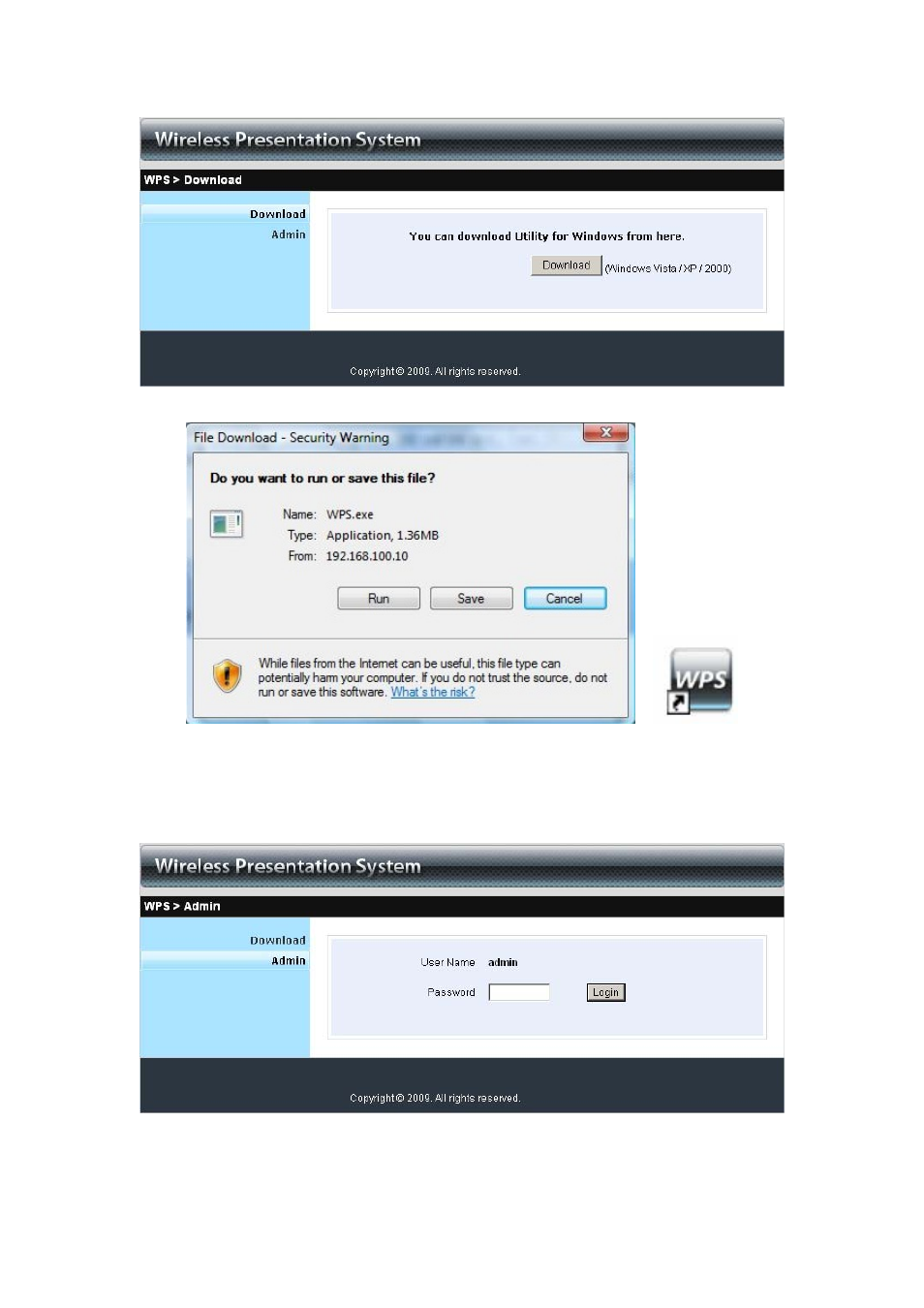 3 login web admin, Login web admin | Awind WIGA / WGA-110 User's Manual User Manual | Page 20 / 26