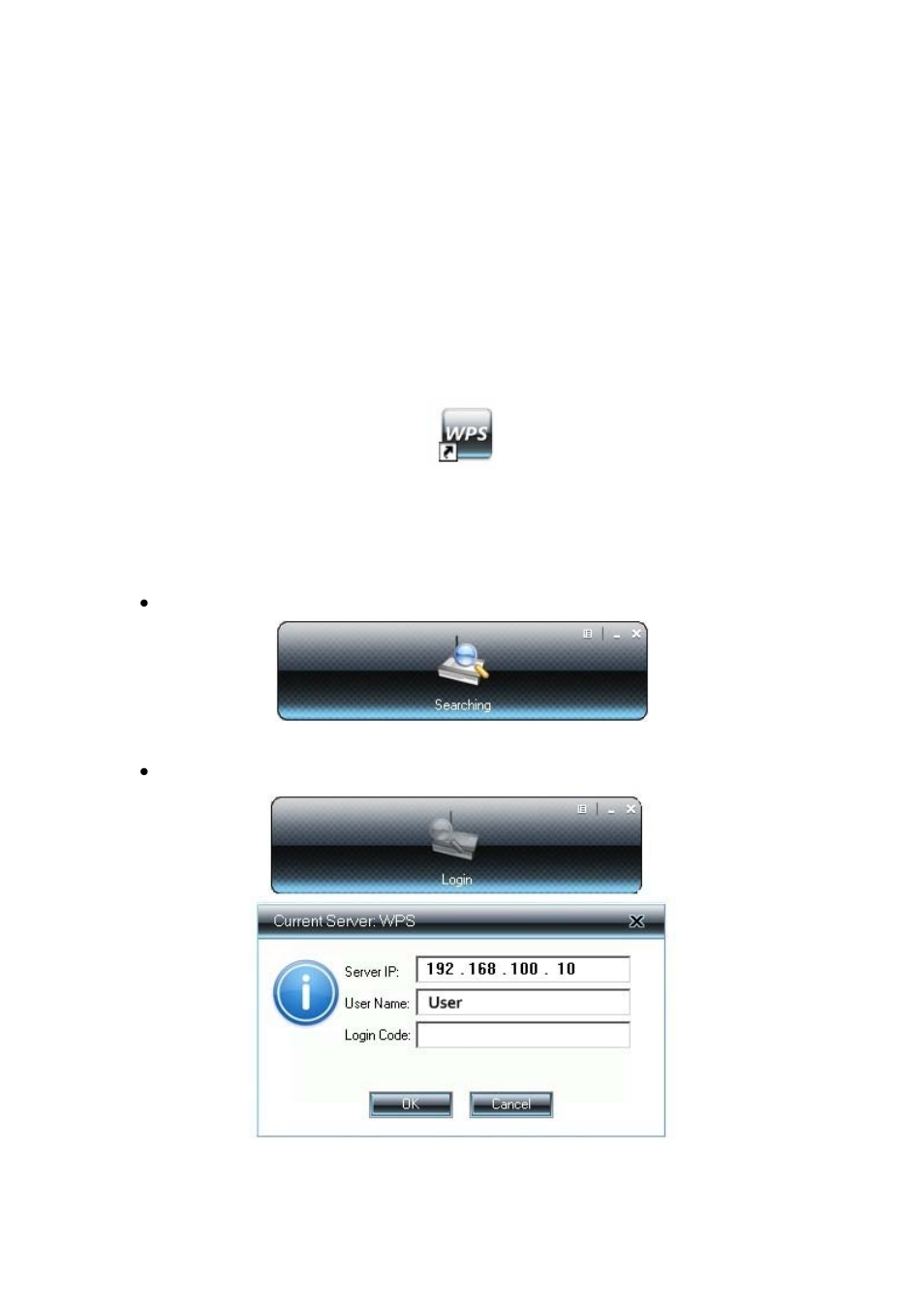 Windows client utility, 1 starting program, Starting program | Awind WIGA / WGA-110 User's Manual User Manual | Page 7 / 26