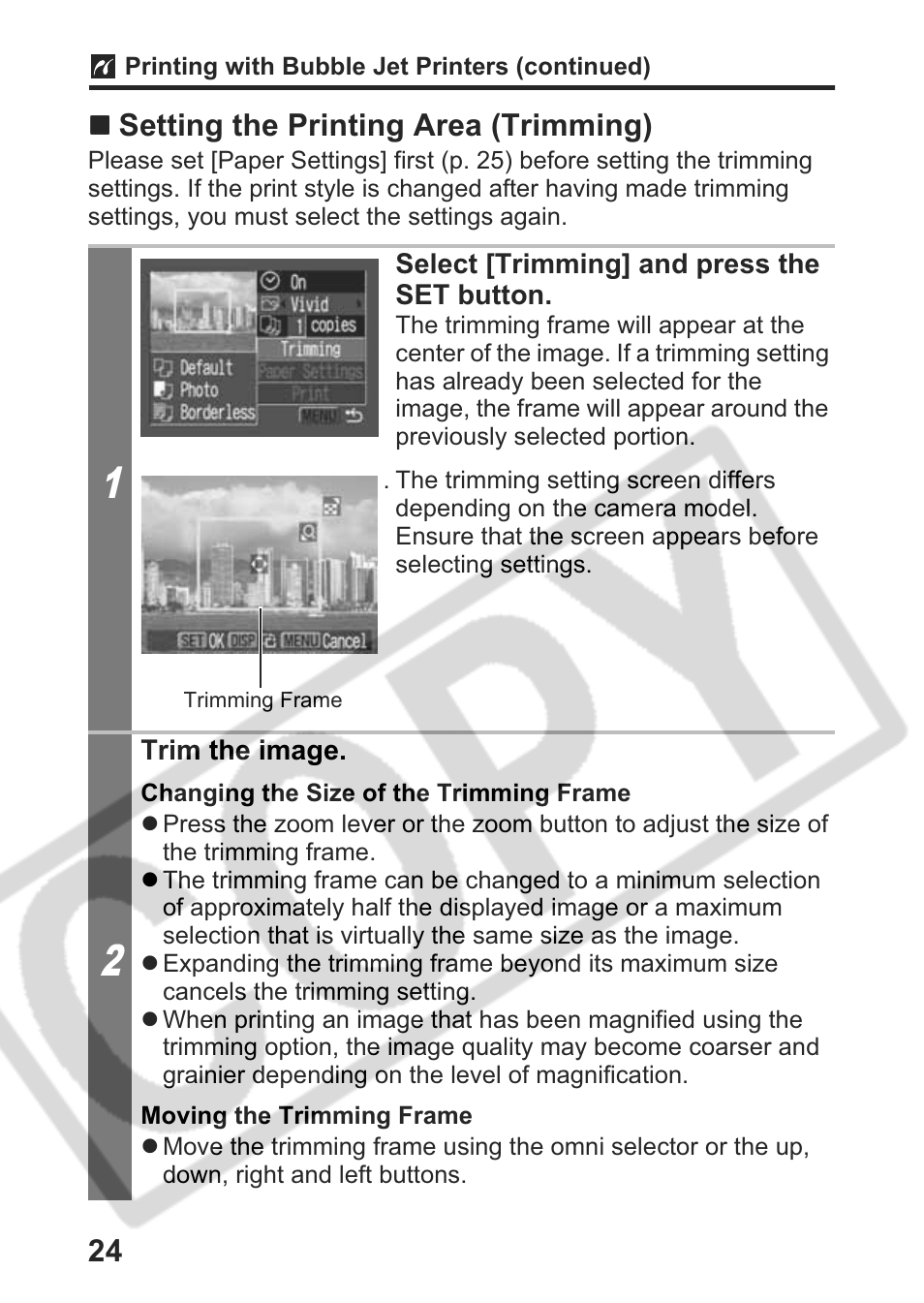 Canon Direct Print User Manual | Page 25 / 109