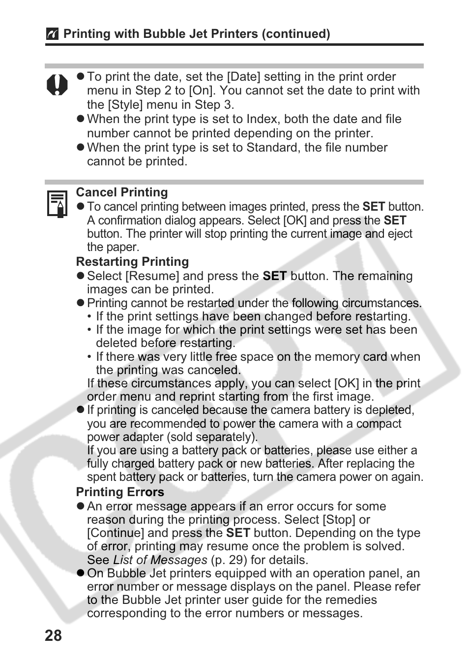 Canon Direct Print User Manual | Page 29 / 109