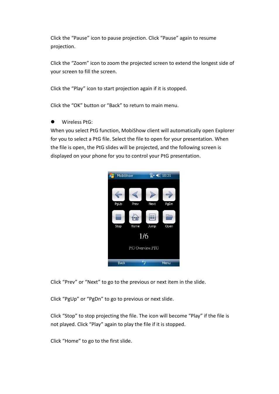 Awind MobiShow User's Manual for Windows Mobile User Manual | Page 3 / 4