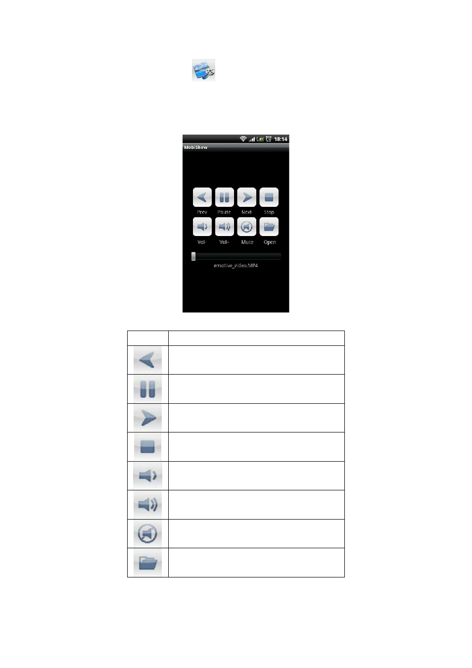 3 media | Awind MobiShow User's Manual for Android User Manual | Page 6 / 7