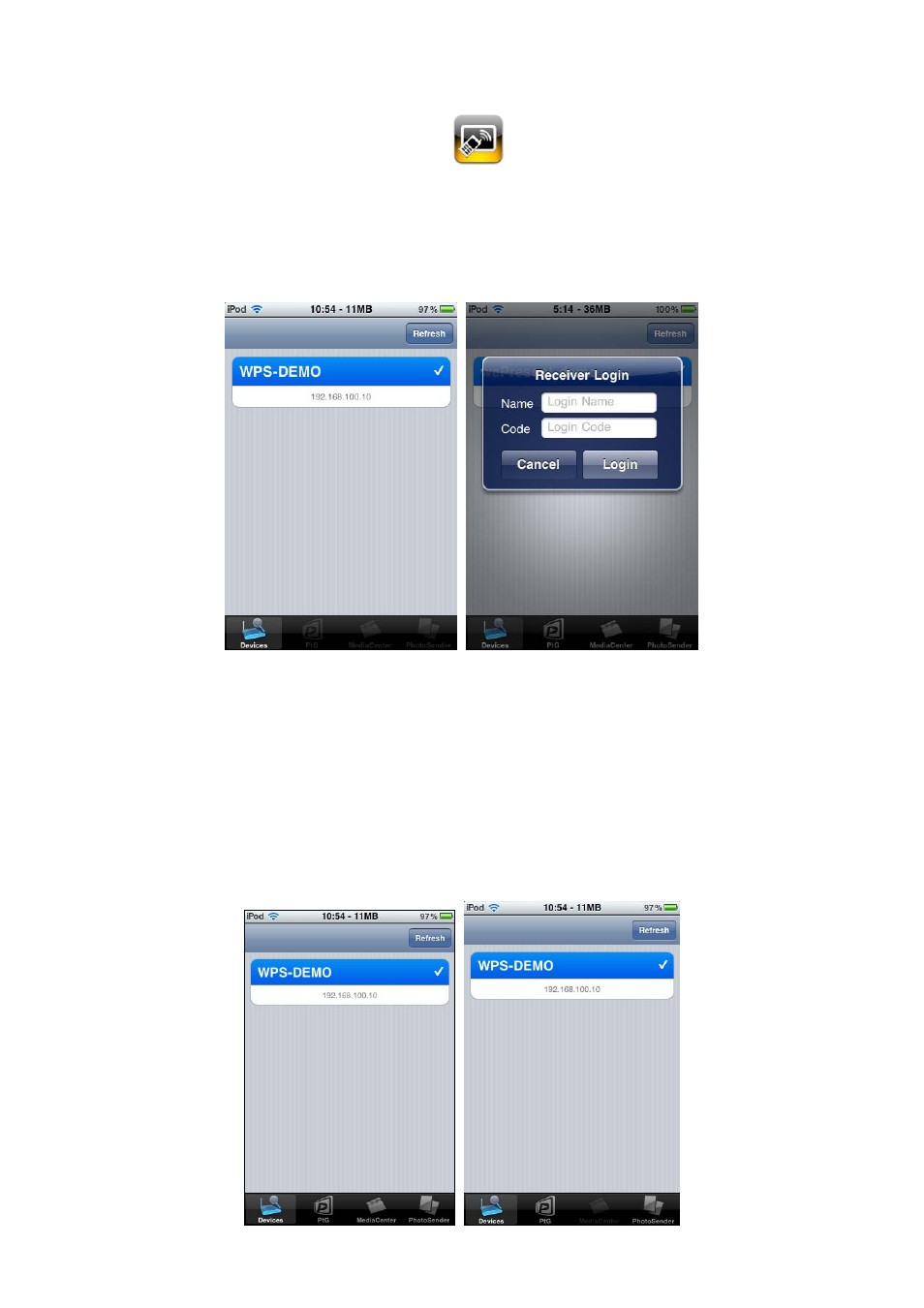 Awind MobiShow User's Manual for iPhone User Manual | Page 3 / 7