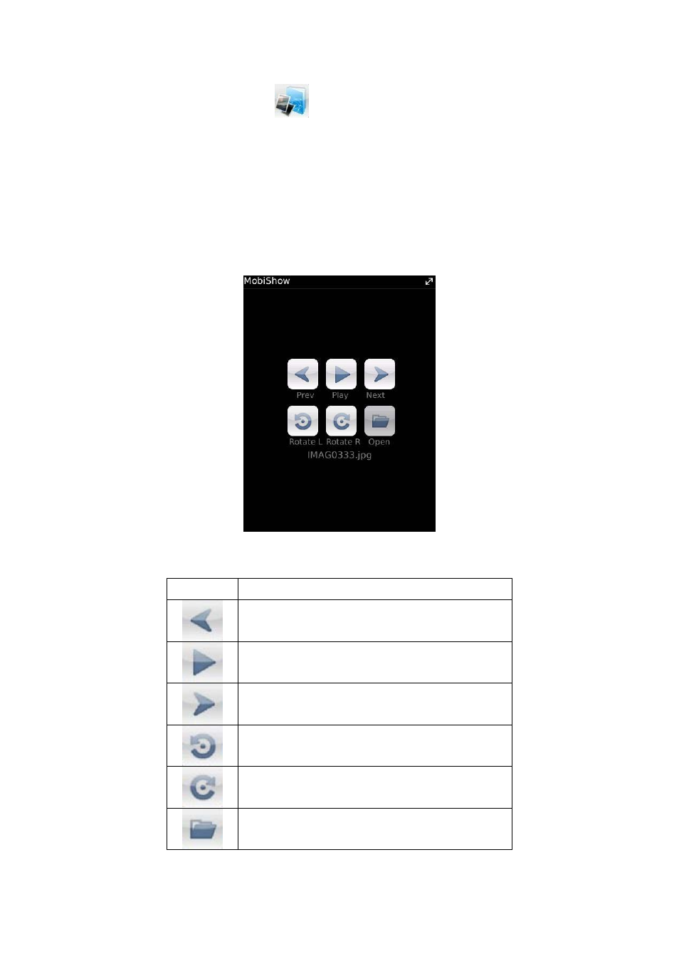 1 photo | Awind MobiShow User's Manual for Blackberry User Manual | Page 4 / 7