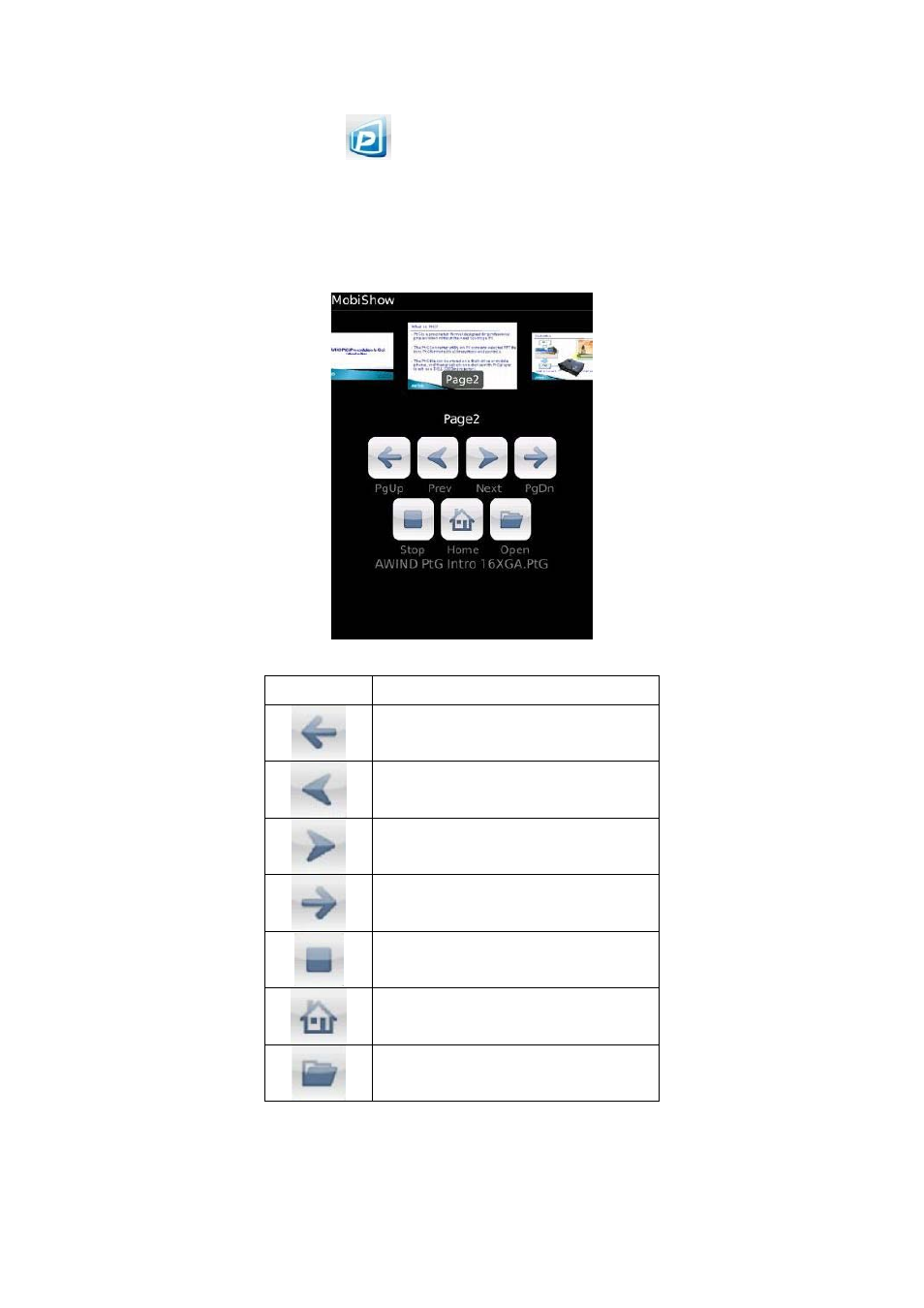 2 ptg | Awind MobiShow User's Manual for Blackberry User Manual | Page 5 / 7