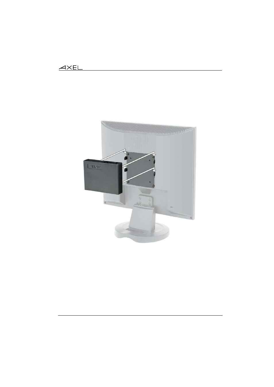 B) hooking the terminal | Axel AX3000 70W Installation Guide User Manual | Page 11 / 24