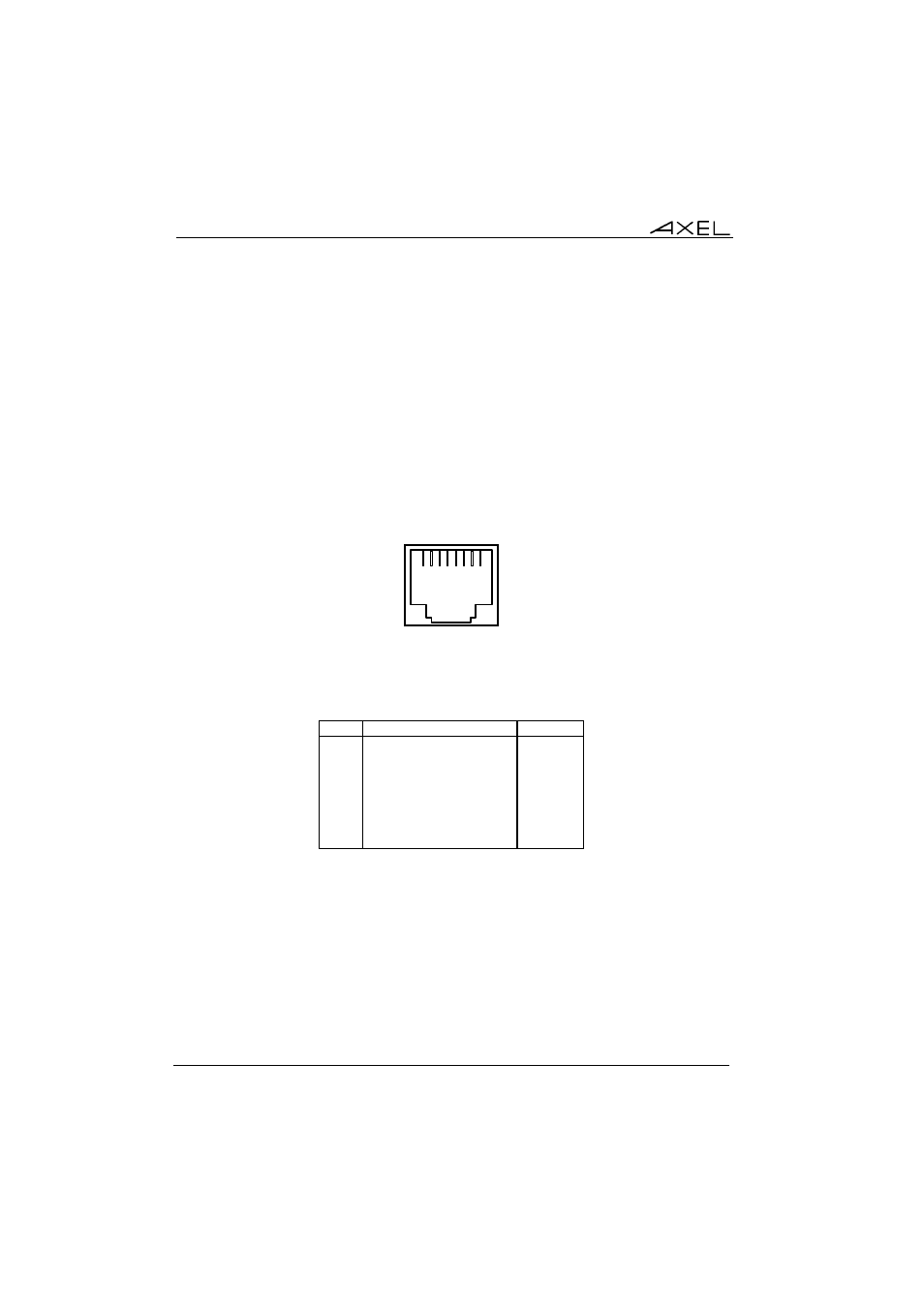 4 - connector pin assignments, 1 - ethernet port rj45 (net), Ethernet | Port, Rj45, Net) | Axel AX3000 70W Installation Guide User Manual | Page 18 / 24