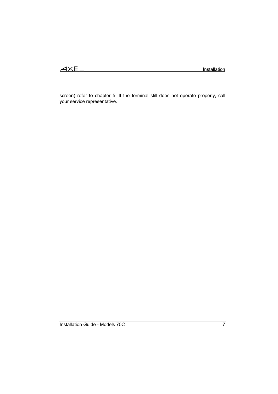 Axel AX3000 75C Installation Guide User Manual | Page 11 / 25