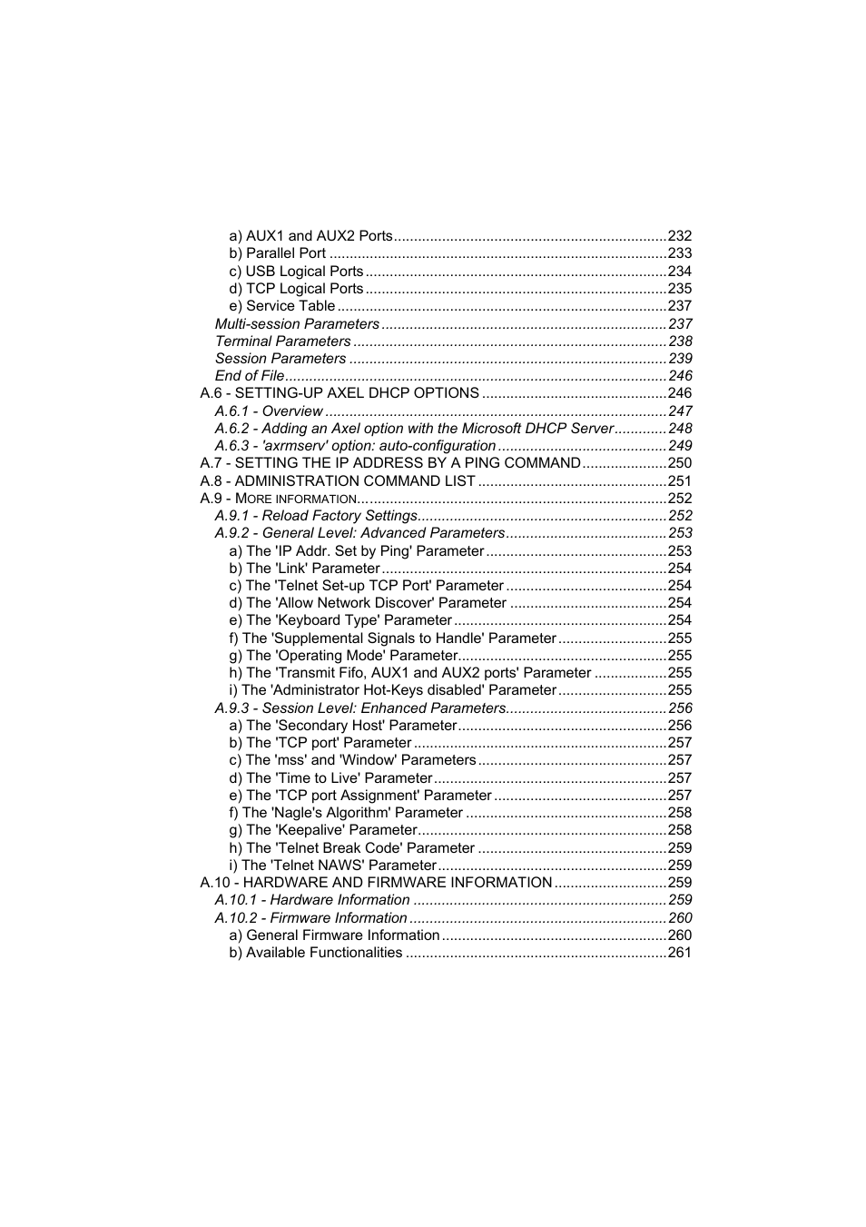 Axel AX3000 65 User's Manual User Manual | Page 11 / 276