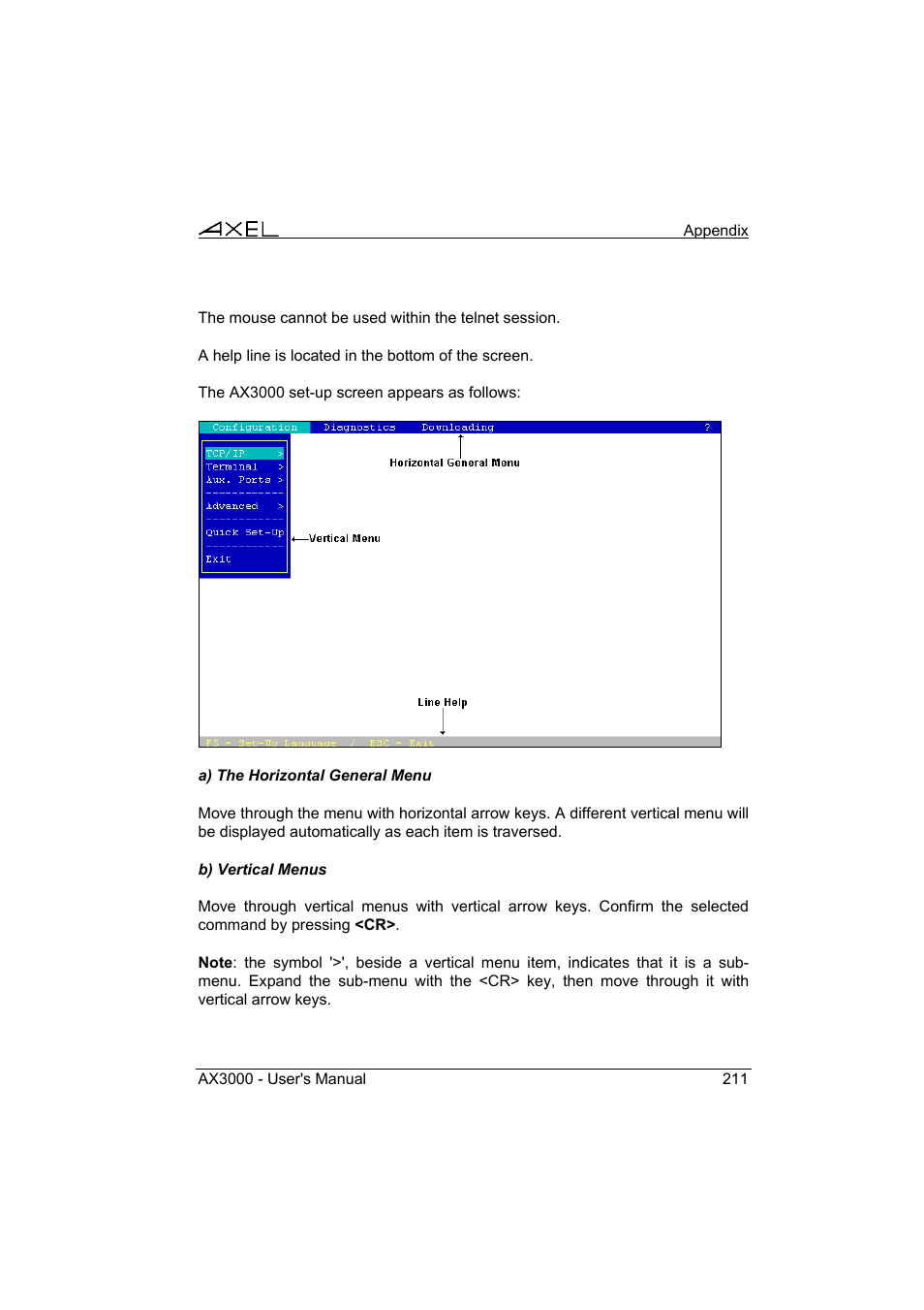 Axel AX3000 65 User's Manual User Manual | Page 223 / 276