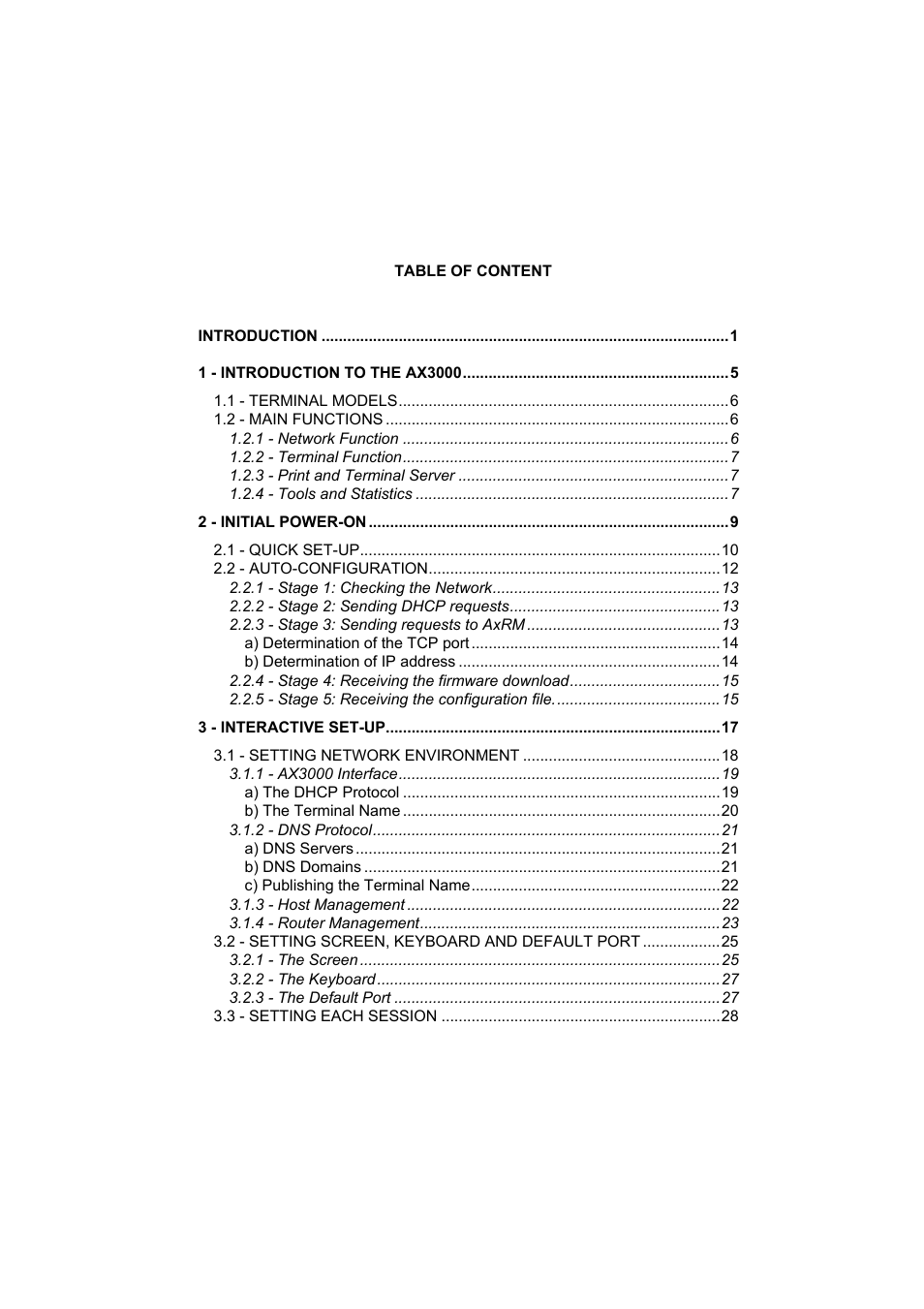 Axel AX3000 65 User's Manual User Manual | Page 3 / 276