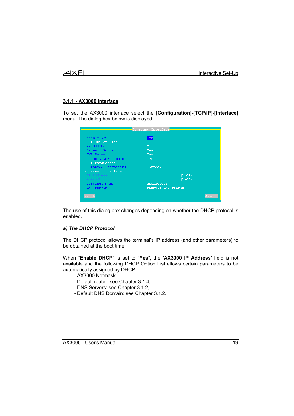 Axel AX3000 65 User's Manual User Manual | Page 31 / 276