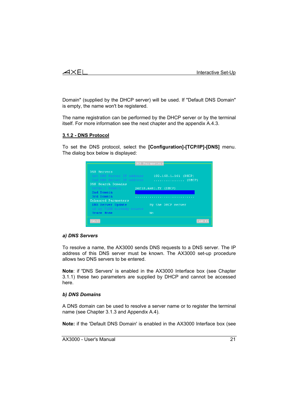 Axel AX3000 65 User's Manual User Manual | Page 33 / 276