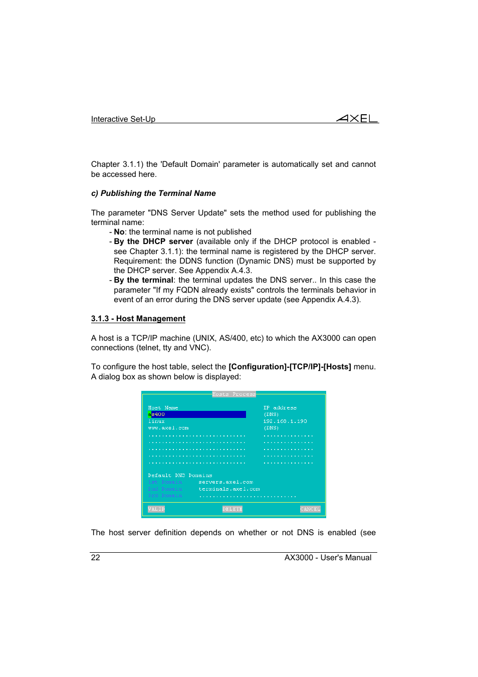 Axel AX3000 65 User's Manual User Manual | Page 34 / 276