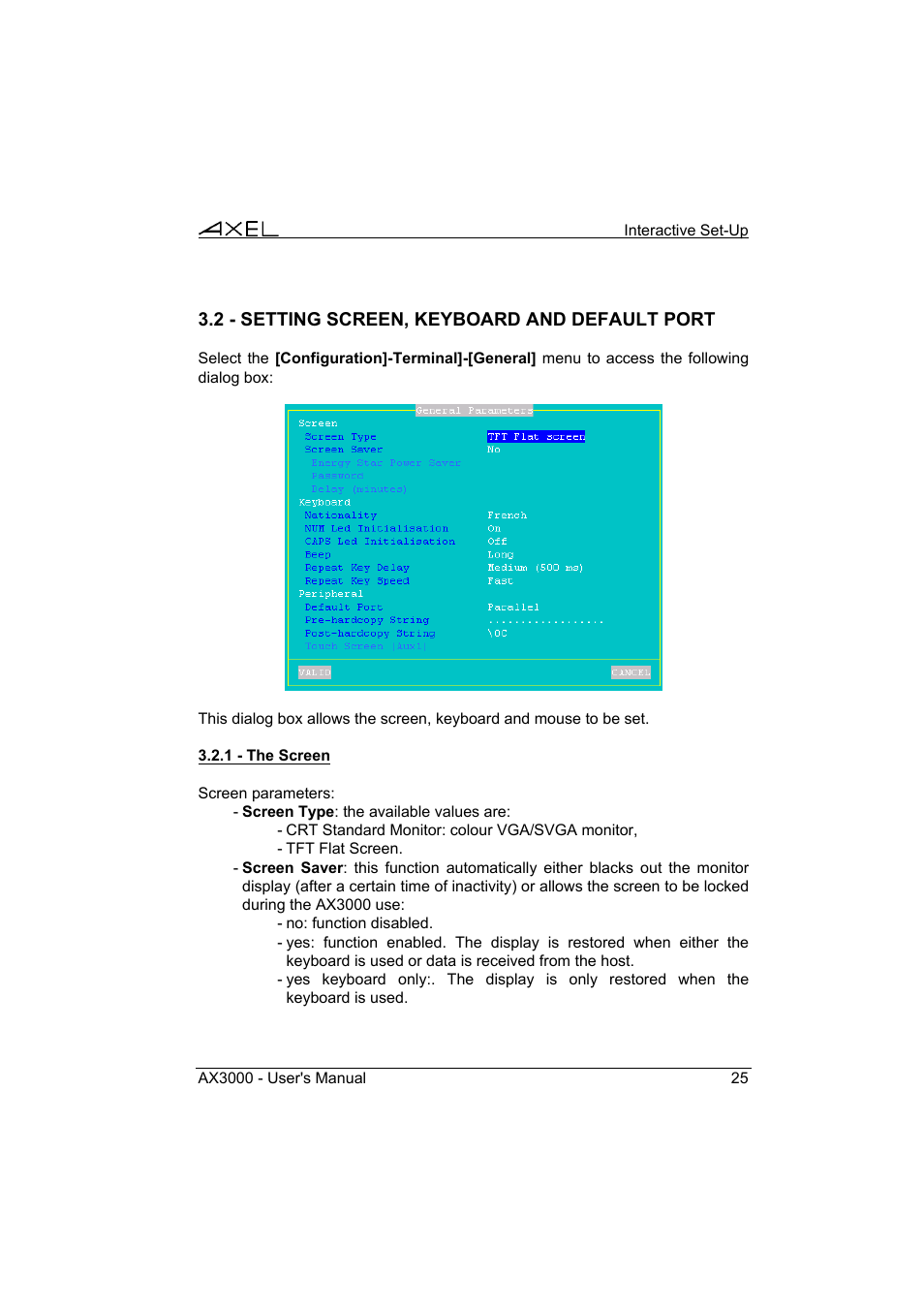 Axel AX3000 65 User's Manual User Manual | Page 37 / 276