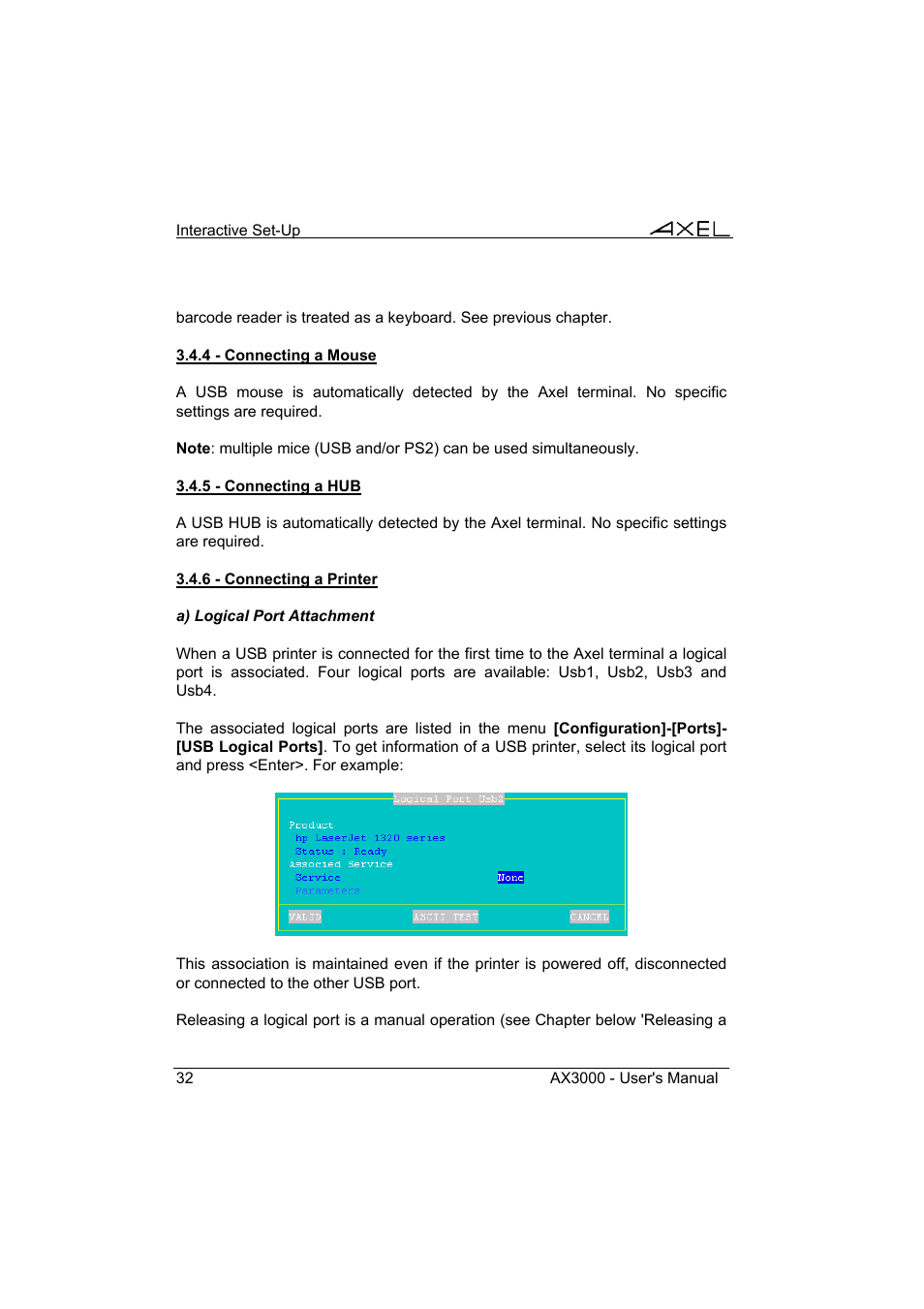 Axel AX3000 65 User's Manual User Manual | Page 44 / 276