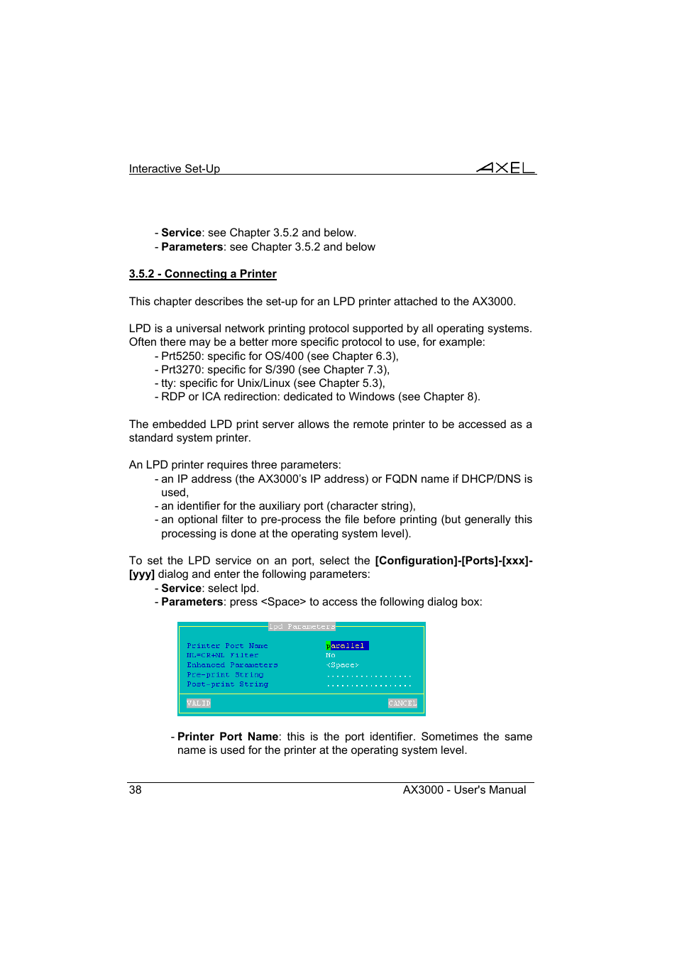 Axel AX3000 65 User's Manual User Manual | Page 50 / 276