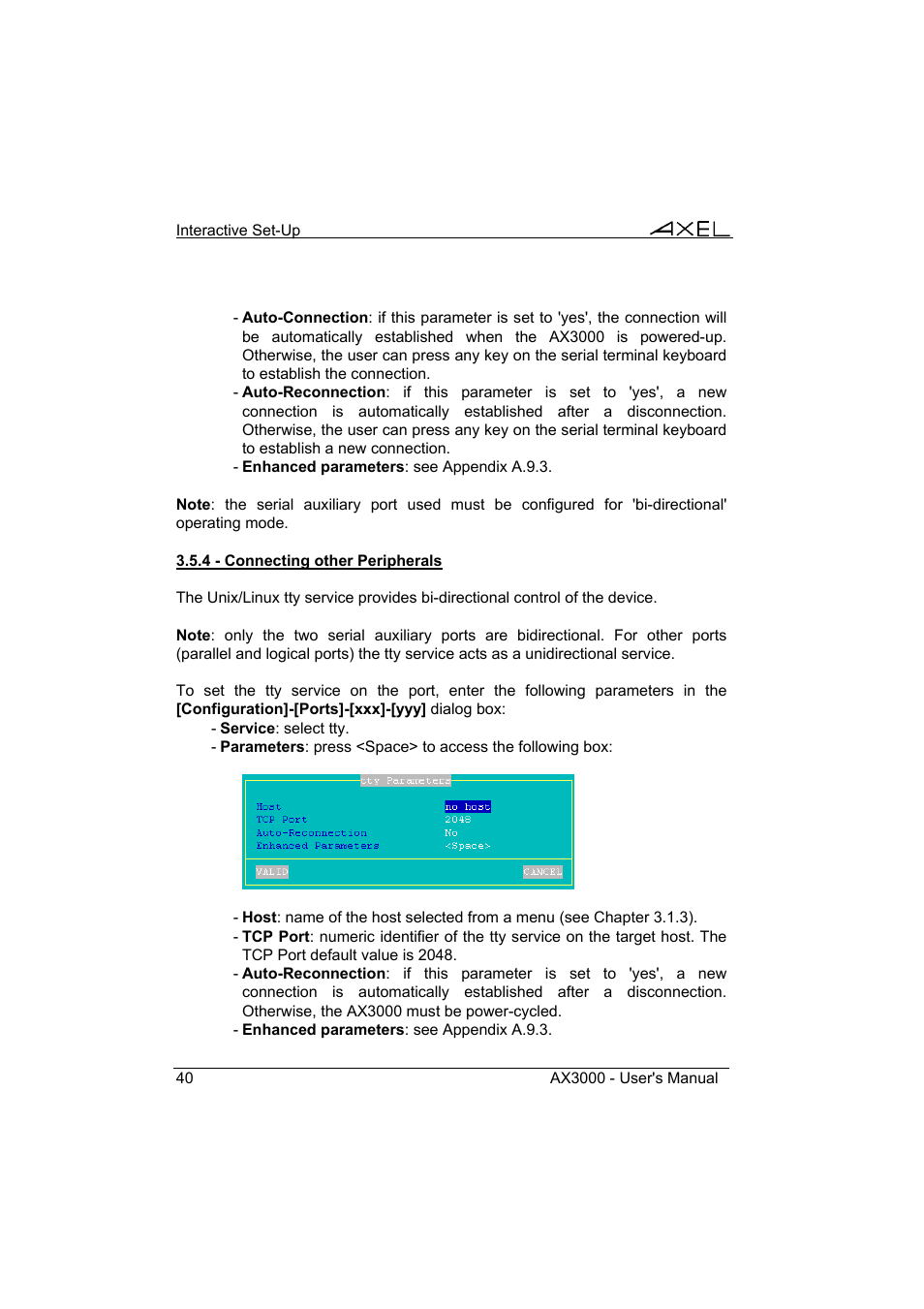 Axel AX3000 65 User's Manual User Manual | Page 52 / 276