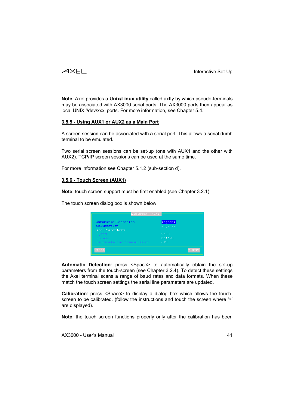 Axel AX3000 65 User's Manual User Manual | Page 53 / 276