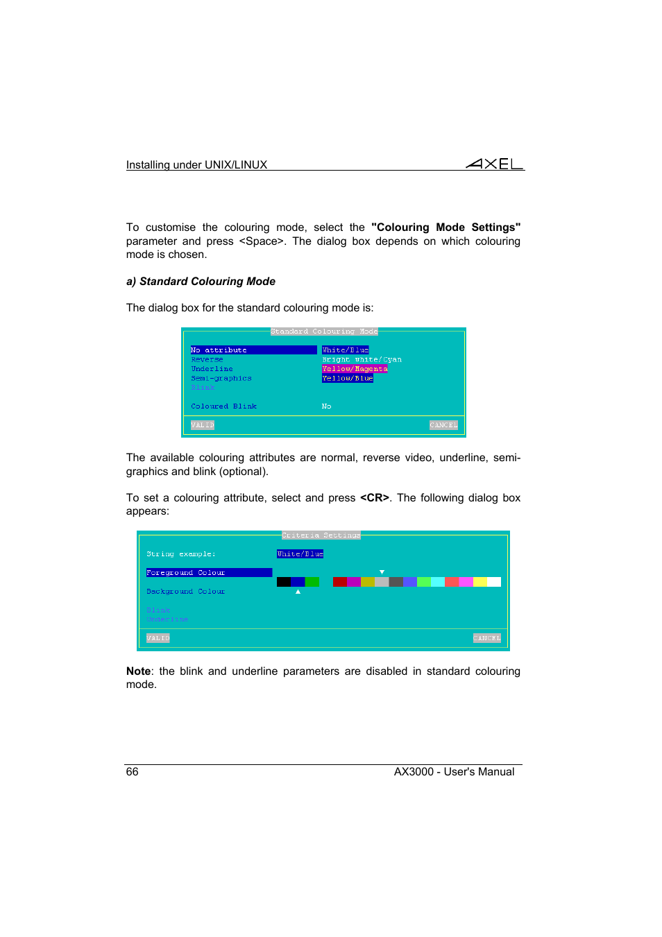 Axel AX3000 65 User's Manual User Manual | Page 78 / 276