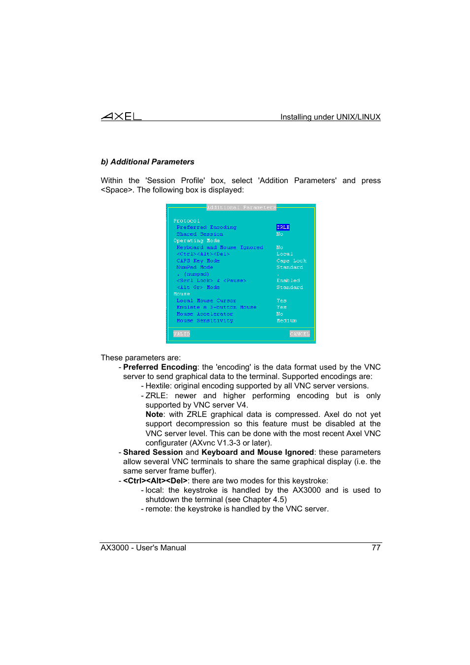 Axel AX3000 65 User's Manual User Manual | Page 89 / 276